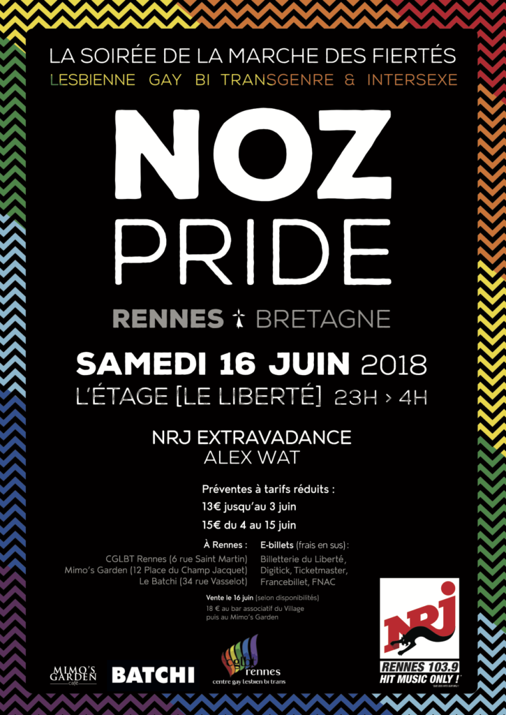 Affiche Noz Pride 2018