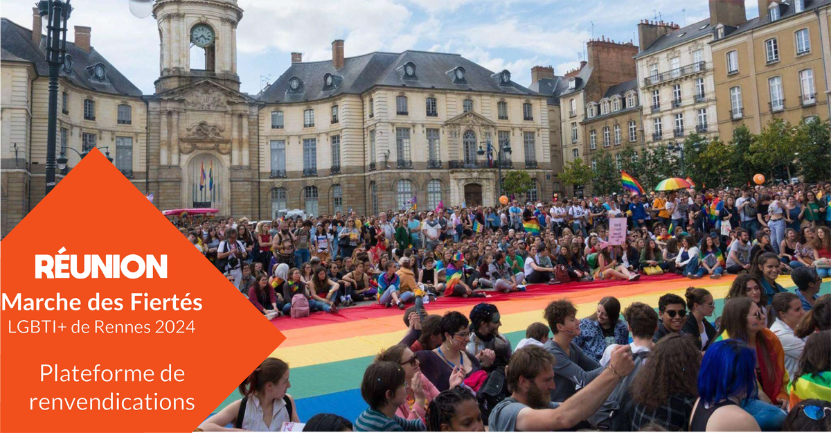Réunion de préparation de la Marche des Fiertés LGBTI+ Rennes 2024